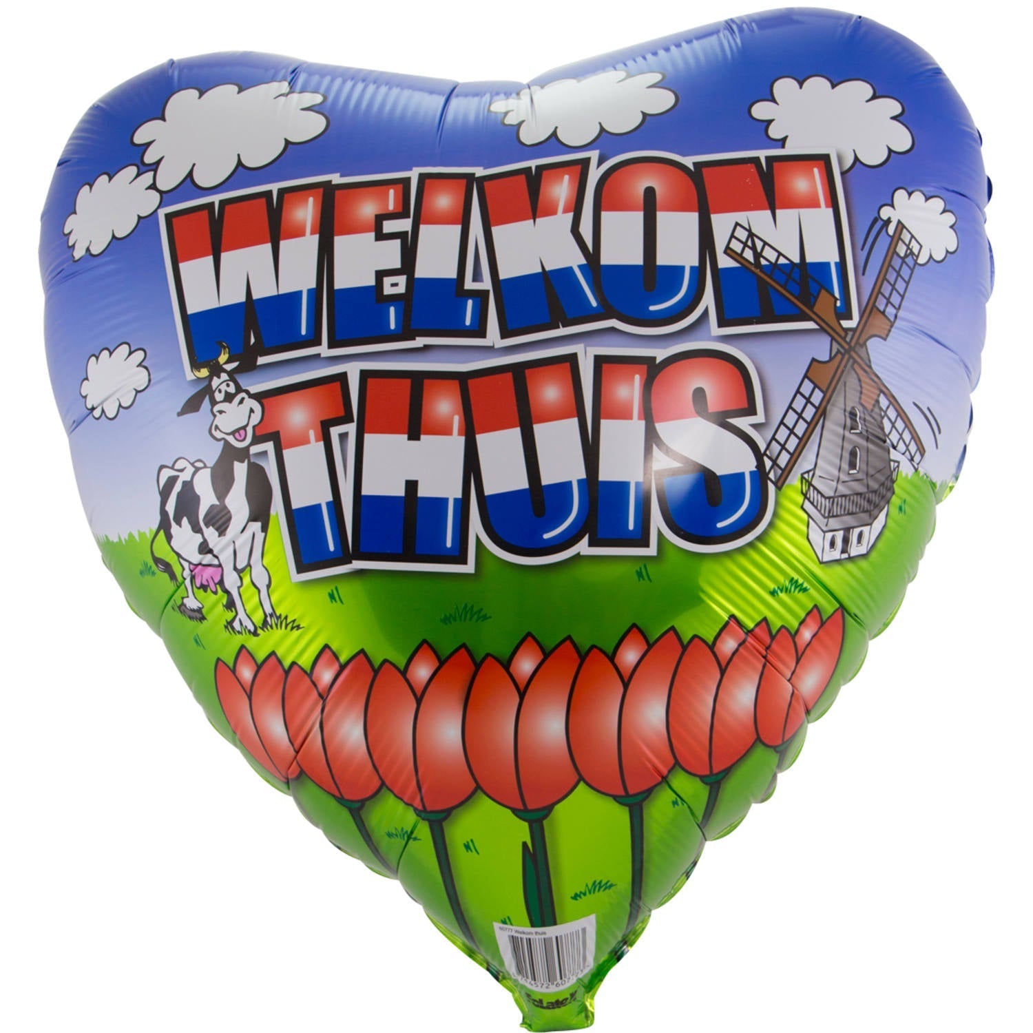 helium gevulde welkom thuis ballon