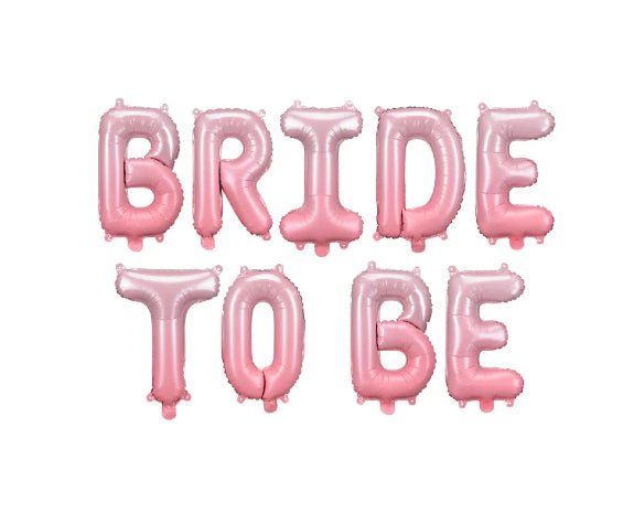 Bride To Be Letter Ballonnen Roze 35 cm