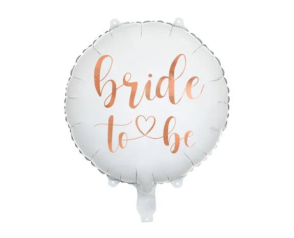 Bride To Be Helium Ballon Wit - Gevuld Met Helium - 45 cm