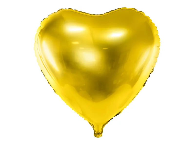 Hart Ballon Goud 45 cm