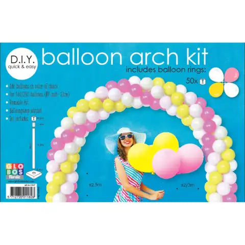 Ballonnenboog Zelf Maken Kit 3 x 2,5 m