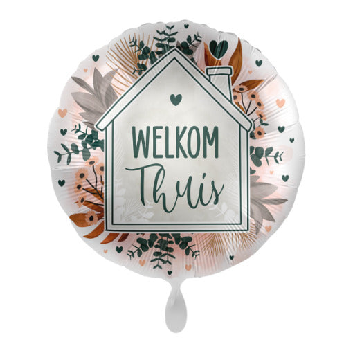 Welkom Thuis Helium Ballon - 43 cm