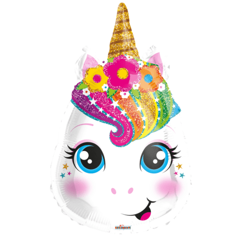 Unicorn Helium Ballon - Gevuld Met Helium - 46 cm