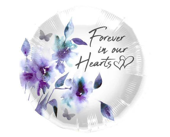 Forever In Our Hearts Helium Ballon - Gevuld Met Helium - 45 cm