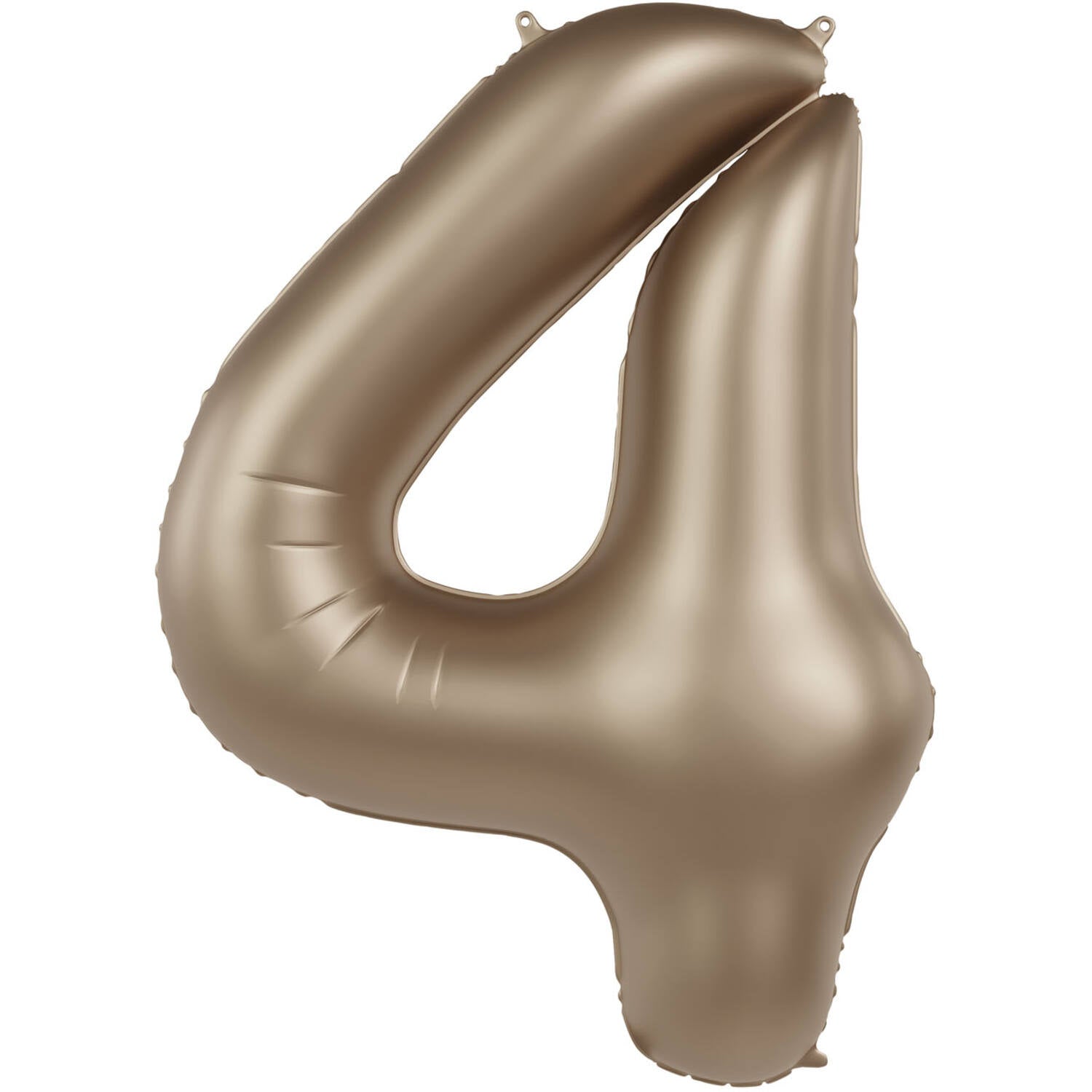 Cijfer Ballon 4 - Starlight Goud - 86 cm